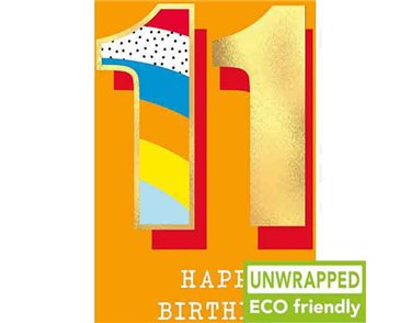 C50 ORANGE AGE 11 BIRTHDAY FIESTA 6S