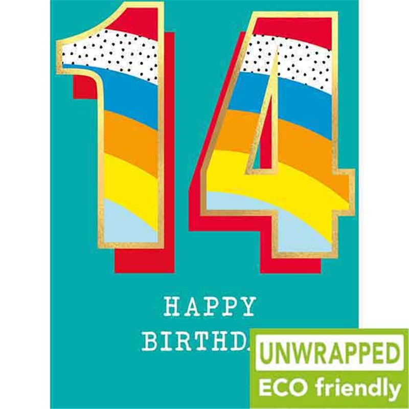 C50 TEAL AGE 14 BIRTHDAY FIESTA 6S