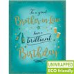 C50 BEER ICONS ON TEAL BROTHER IN LAW BIRTHDAY GOLD DUST 6S