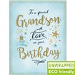 C50 STARS ON PALE BLUE GRANDSON BIRTHDAY GOLD DUST 6S