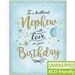 C50 BALLONS ON PALE BLUE NEPHEW BIRTHDAY GOLD DUST 6S