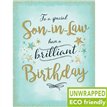 C50 STARS ON PALE GREEN SON IN LAW BIRTHDAY GOLD DUST 6S