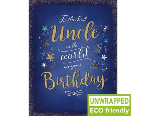 C50 STARS ON NAVY BLUE UNCLE BIRTHDAY GOLD DUST 6S