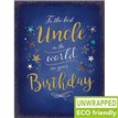 C50 STARS ON NAVY BLUE UNCLE BIRTHDAY GOLD DUST 6S