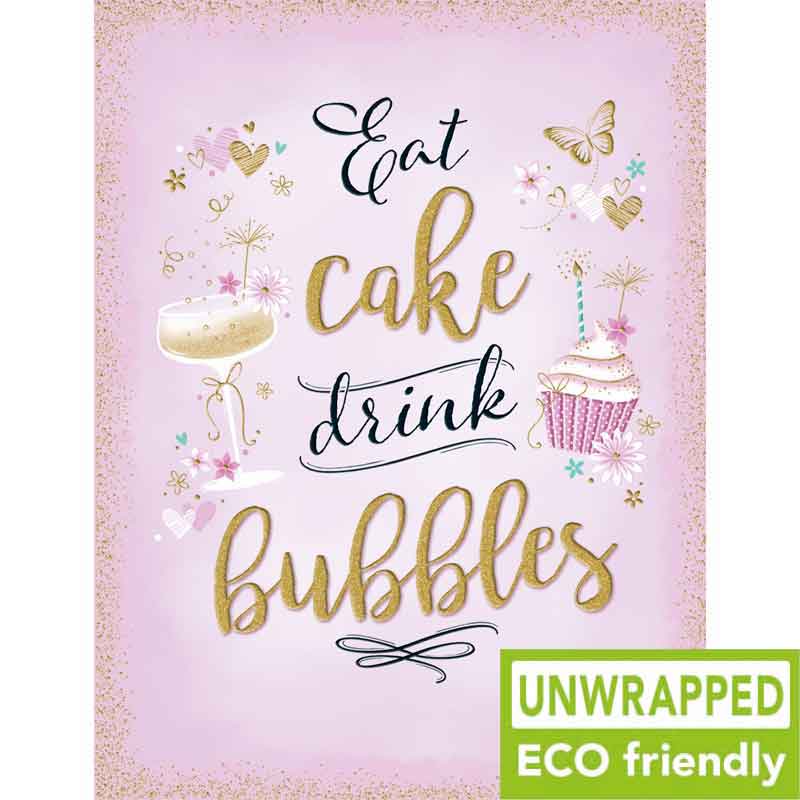 C50 CUPCAKES ON VIOLET OPEN BIRTHDAY GOLD DUST 6S