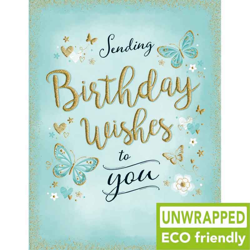 C50 BUTTERFLY OPEN BIRTHDAY GOLD DUST 6S
