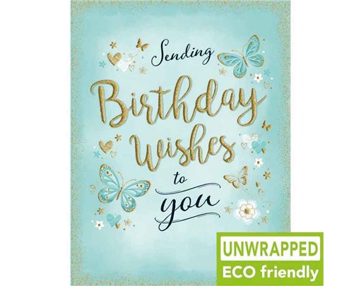 C50 BUTTERFLY OPEN BIRTHDAY GOLD DUST 6S