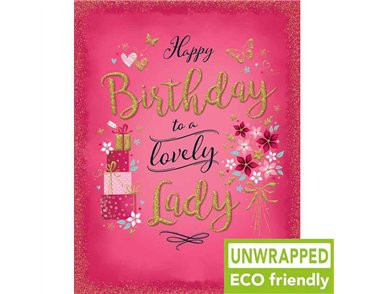 C50 LOVELY LADY OPEN BIRTHDAY GOLD DUST 6S