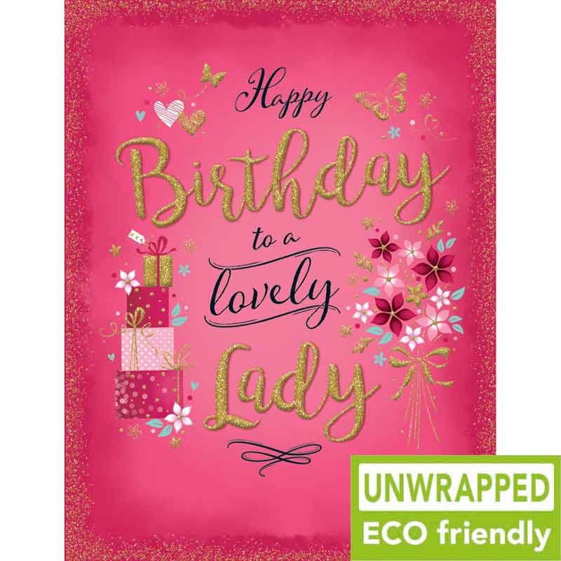C50 LOVELY LADY OPEN BIRTHDAY GOLD DUST 6S