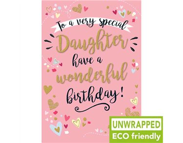 C75 HEARTS ON PINK DAUGHTER BIRTHDAY GOLD DUST 6S