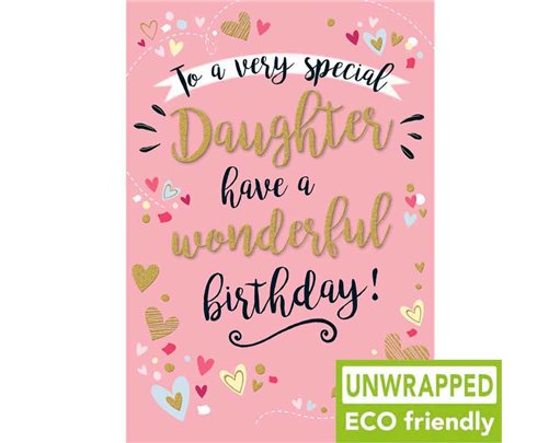 C75 HEARTS ON PINK DAUGHTER BIRTHDAY GOLD DUST 6S