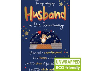 C75 BEAR ON ROOF ANNIVERSARY HUSBAND PICCADILLY 6S
