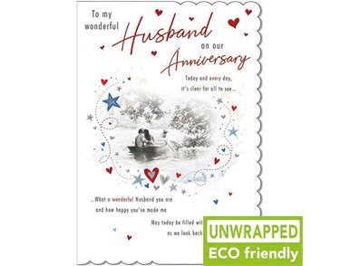 C75 COUPLE BOAT ANNIVERSARY HUSBAND WITH LOVE 6S