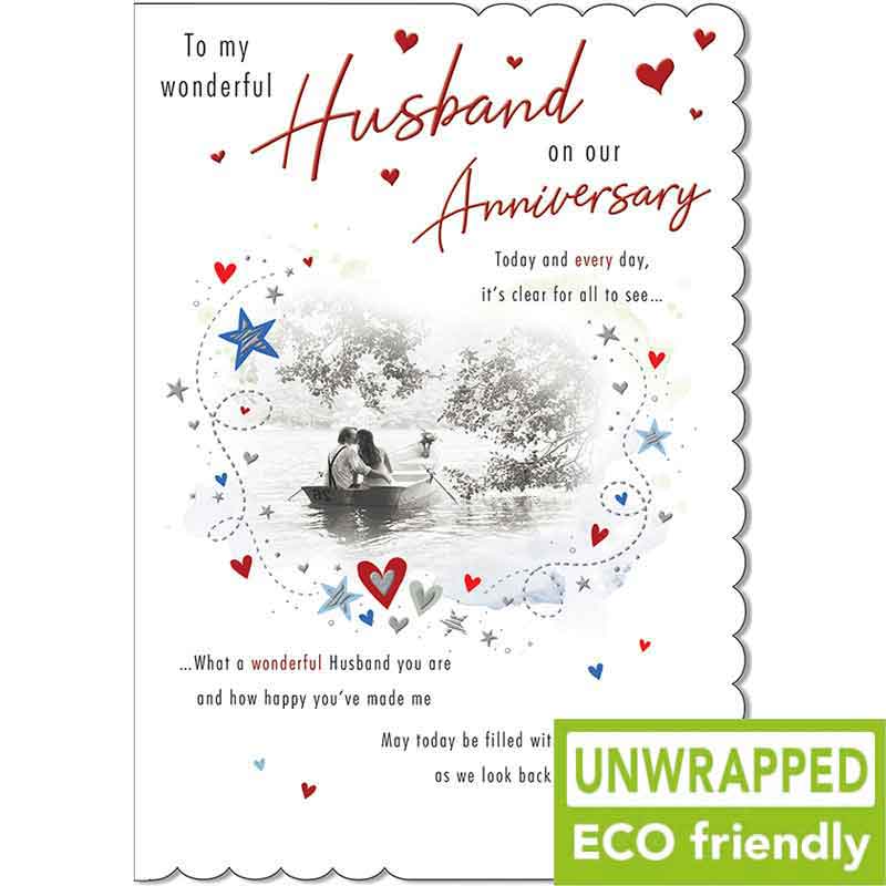 C75 COUPLE BOAT ANNIVERSARY HUSBAND WITH LOVE 6S