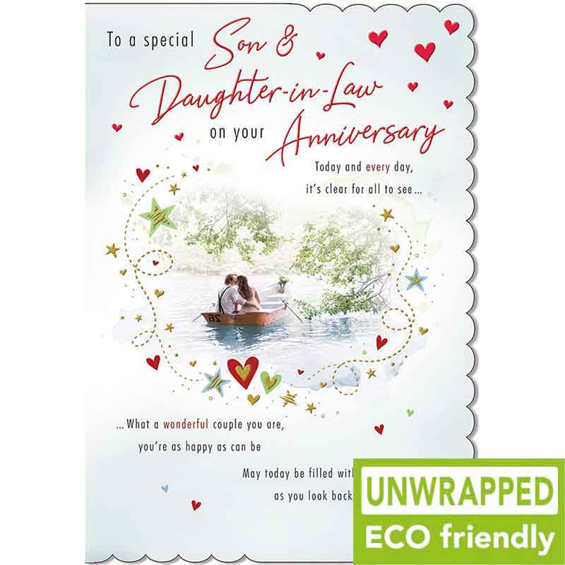 C75 COUPLE BOAT ANNIVERSARY SON & DAUGHTER-IN-LAW WITH LOVE 6S