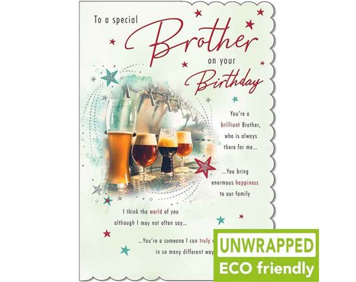 C75 BEERSIN A ROW BROTHER BIRTHDAY WITH LOVE 6S