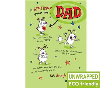 C75 DOGS POEM DAD BIRTHDAY PICCADILLY 6S
