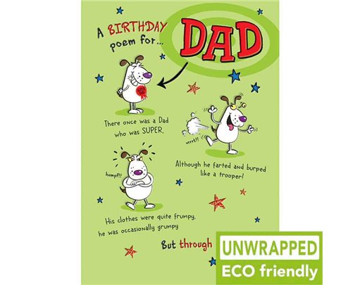 C75 DOGS POEM DAD BIRTHDAY PICCADILLY 6S