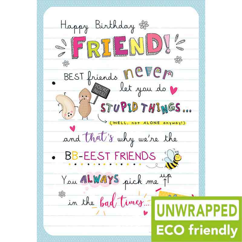 C75 BB EEST FRIENDS FRIEND BIRTHDAY HAPPY DAYS 6S