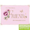 C75 PINK FLORAL FRIEND BIRTHDAY PICCADILLY 6S