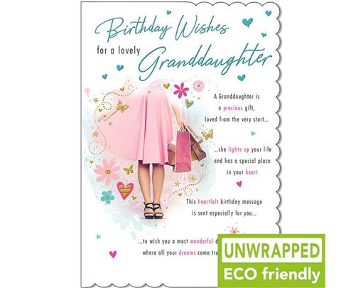 C75 GIRL SHOPPING GRANDDAUGHTER BIRTHDAY WITH LOVE 6S