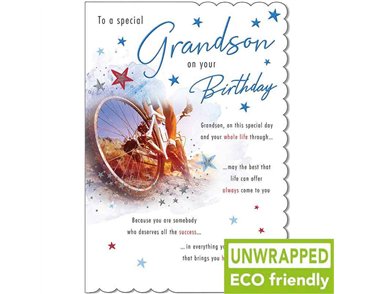 C75 RIDING BIKE GRANDSON BIRTHDAY WITH LOVE 6S