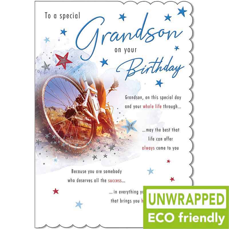 C75 RIDING BIKE GRANDSON BIRTHDAY WITH LOVE 6S