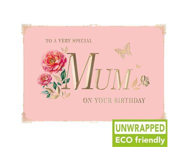 C75 CORAL FLORAL MUM BIRTHDAY PICCADILLY 6S