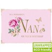C75 PINK FLORAL NAN BIRTHDAY PICCADILLY 6S