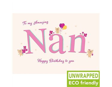 C75 3 BEARS NAN BIRTHDAY PICCADILLY 6S
