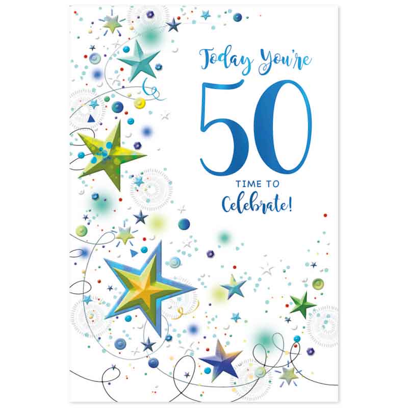 C50 CONTEMPORARY MALE 50TH BIRTHDAY SIMON ELVIN 6S