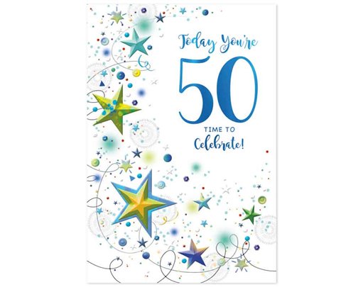 C50 CONTEMPORARY MALE 50TH BIRTHDAY SIMON ELVIN 6S