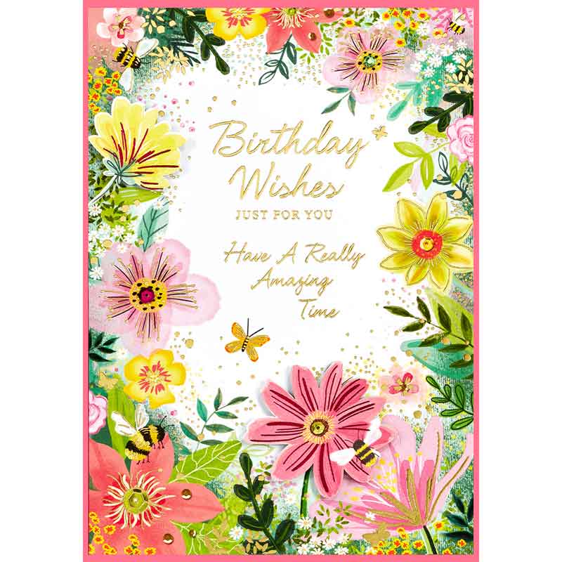 C50 TRAD FEMALE BIRTHDAY ISABELS GARDEN 6S