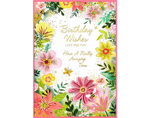 C50 TRAD FEMALE BIRTHDAY ISABELS GARDEN 6S