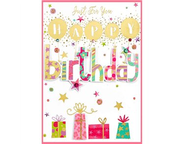 C50 TRAD FEMALE BIRTHDAY ISABELS GARDEN 6S
