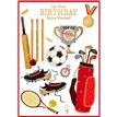 C50 TRAD MALE BIRTHDAY ISABELS GARDEN 6S