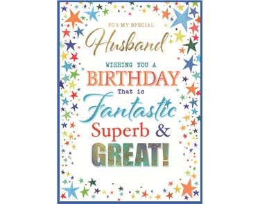 C90 CONTEMPORARY HUSBAND BIRTHDAY SIMON ELVIN 6S