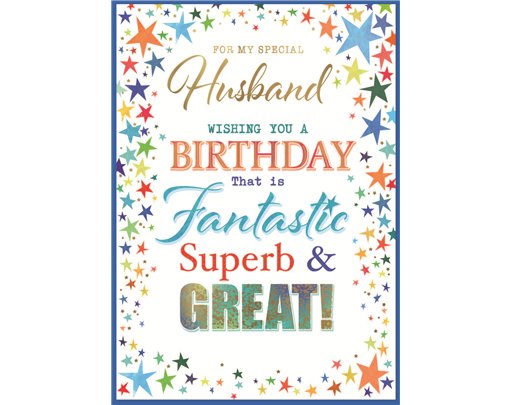 C90 CONTEMPORARY HUSBAND BIRTHDAY SIMON ELVIN 6S