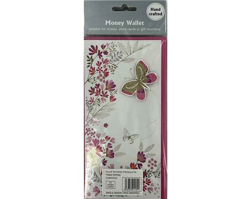 BUTTERFLIES MONEY WALLET 6S