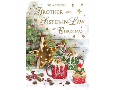 C75 BROTHER & SISTER-IN-LAW SPECIAL THOUGHTS REGAL XMAS 6S