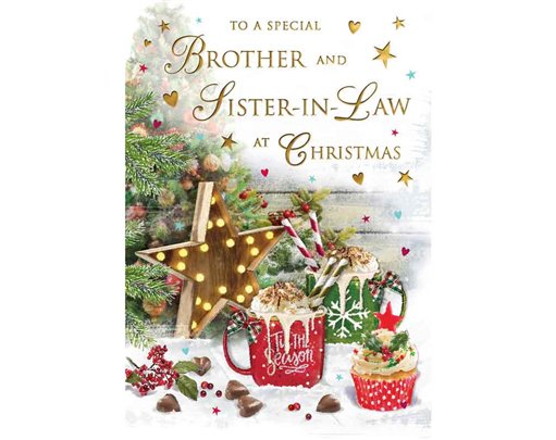 C75 BROTHER & SISTER-IN-LAW SPECIAL THOUGHTS REGAL XMAS 6S