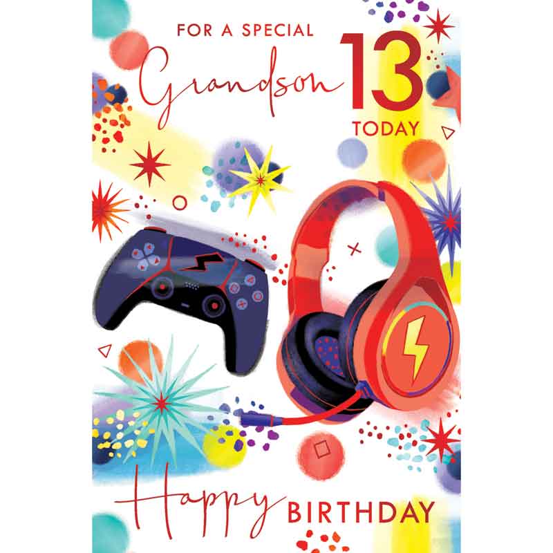 C75 AGE 13 GRANDSON BIRTHDAY KINGFISHER 6S