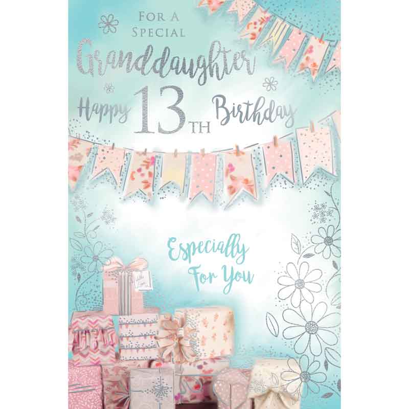 C75 AGE 13 GRANDDAUGHTER BIRTHDAY KINGFISHER 6S