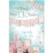 C75 AGE 13 GRANDDAUGHTER BIRTHDAY KINGFISHER 6S