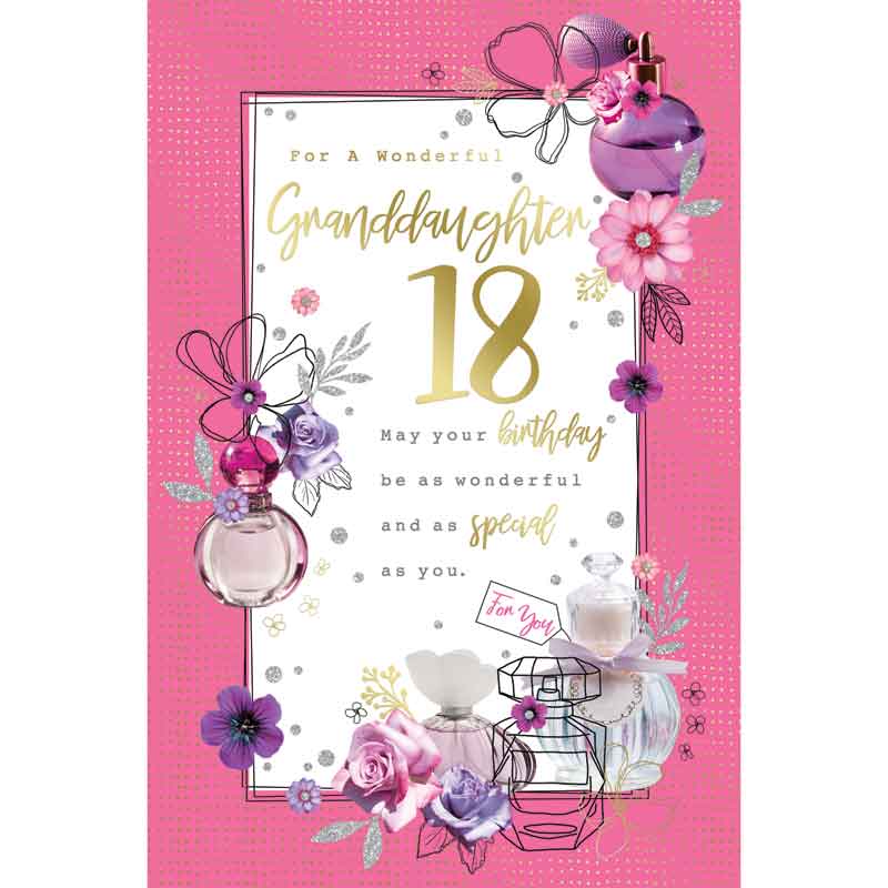 C75 AGE 18 GRANDDAUGHTER BIRTHDAY KINGFISHER 6S