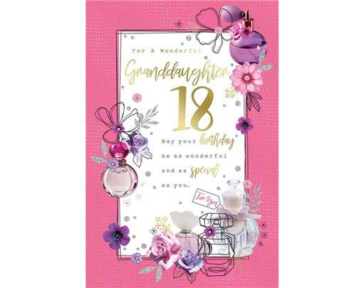 C75 AGE 18 GRANDDAUGHTER BIRTHDAY KINGFISHER 6S