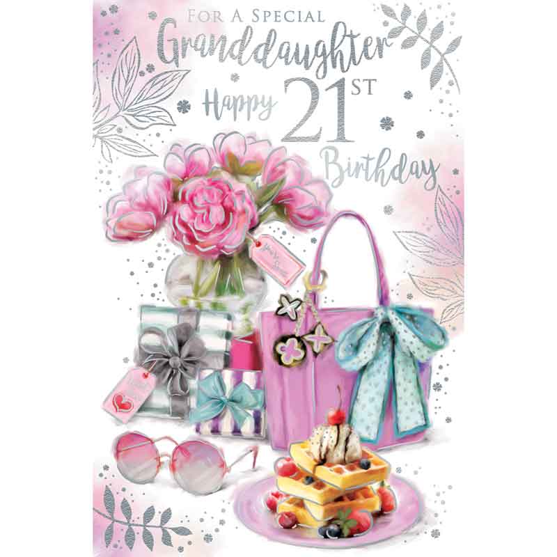 C75 AGE 21 GRANDDAUGHTER BIRTHDAY KINGFISHER 6S
