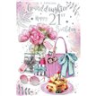 C75 AGE 21 GRANDDAUGHTER BIRTHDAY KINGFISHER 6S