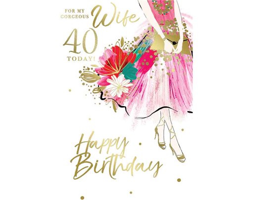 C75 AGE 40 WIFE BIRTHDAY KINGFISHER 6S