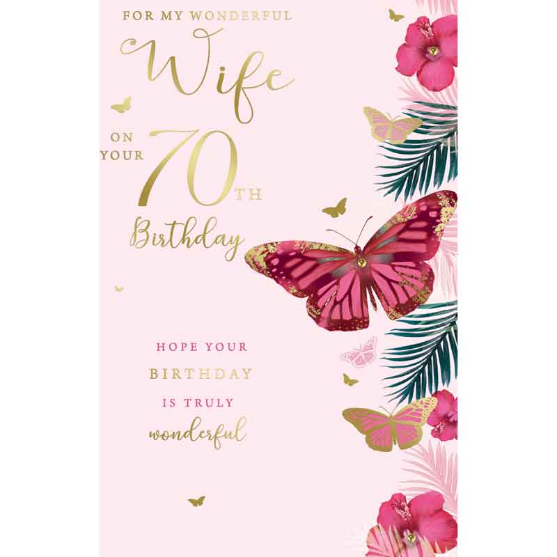 C75 AGE 70 WIFE BIRTHDAY KINGFISHER 6S